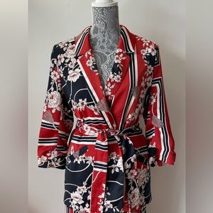 River Island Women's Blazer & Pant Set with Belt NWOT